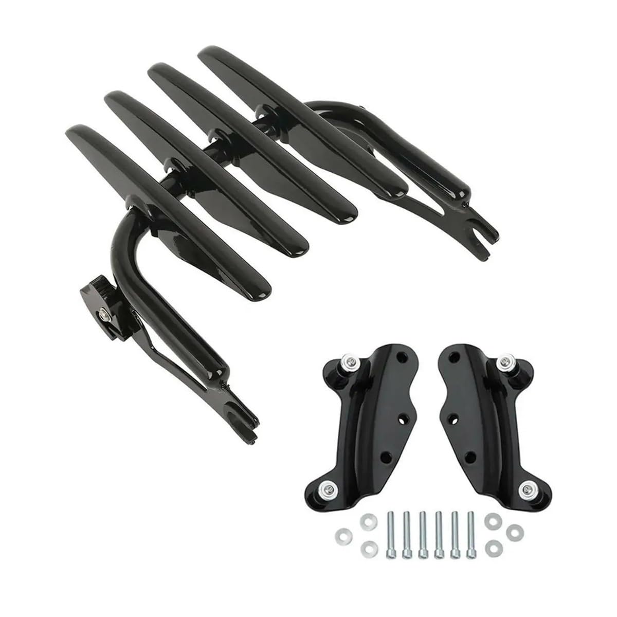 Gepäckträger Für Ha&rley Für Touring Für Road Für King Für Road Für Glide 2009-2013 Motorrad-Rückenlehne Gepäckträger Docking Kit Sitz Gepäckträger von NLEZIZ