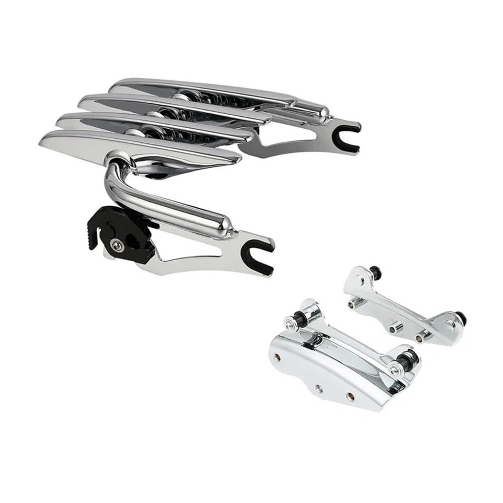 Gepäckträger Für Ha&rley Für Touring Für Road Für King Für Road Für Glide 2009-2013 Motorrad-Rückenlehne Gepäckträger Docking Kit Sitz Gepäckträger von NLEZIZ