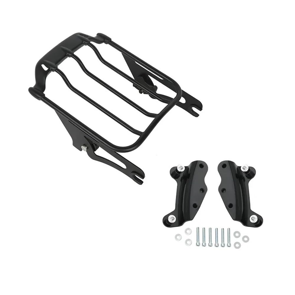 Gepäckträger Für Ha&rley Für Touring Für Road Für King Für Road Für Glide 2009-2013 Motorrad-Rückenlehne Gepäckträger Docking Kit Sitz Gepäckträger von NLEZIZ