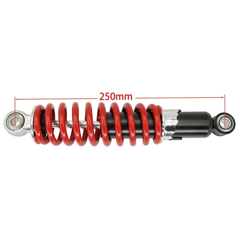 Motorrad Federbeineer 250mm 270mm Motorrad Luft Stoßdämpfer Hinten Suspension Für Motorrad Roller ATV Hinten Stoßdämpfer von NLEZIZ