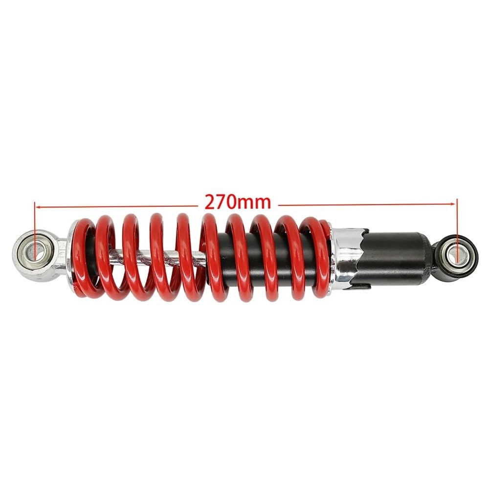 Motorrad Federbeineer 250mm 270mm Motorrad Luft Stoßdämpfer Hinten Suspension Für Motorrad Roller ATV Hinten Stoßdämpfer von NLEZIZ