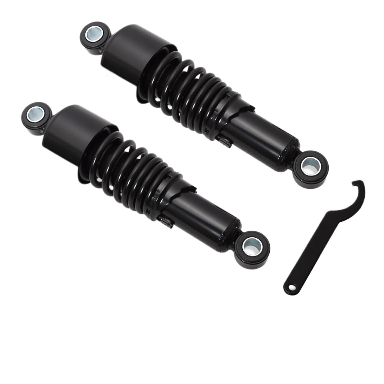 Motorrad Federbeineer 267mm 105 "Stoßdämpfer Hinten Suspension Einstellbare Schocks Frühling Motorrad Für for Sportster 883 XL883 1200 2004-2012 von NLEZIZ