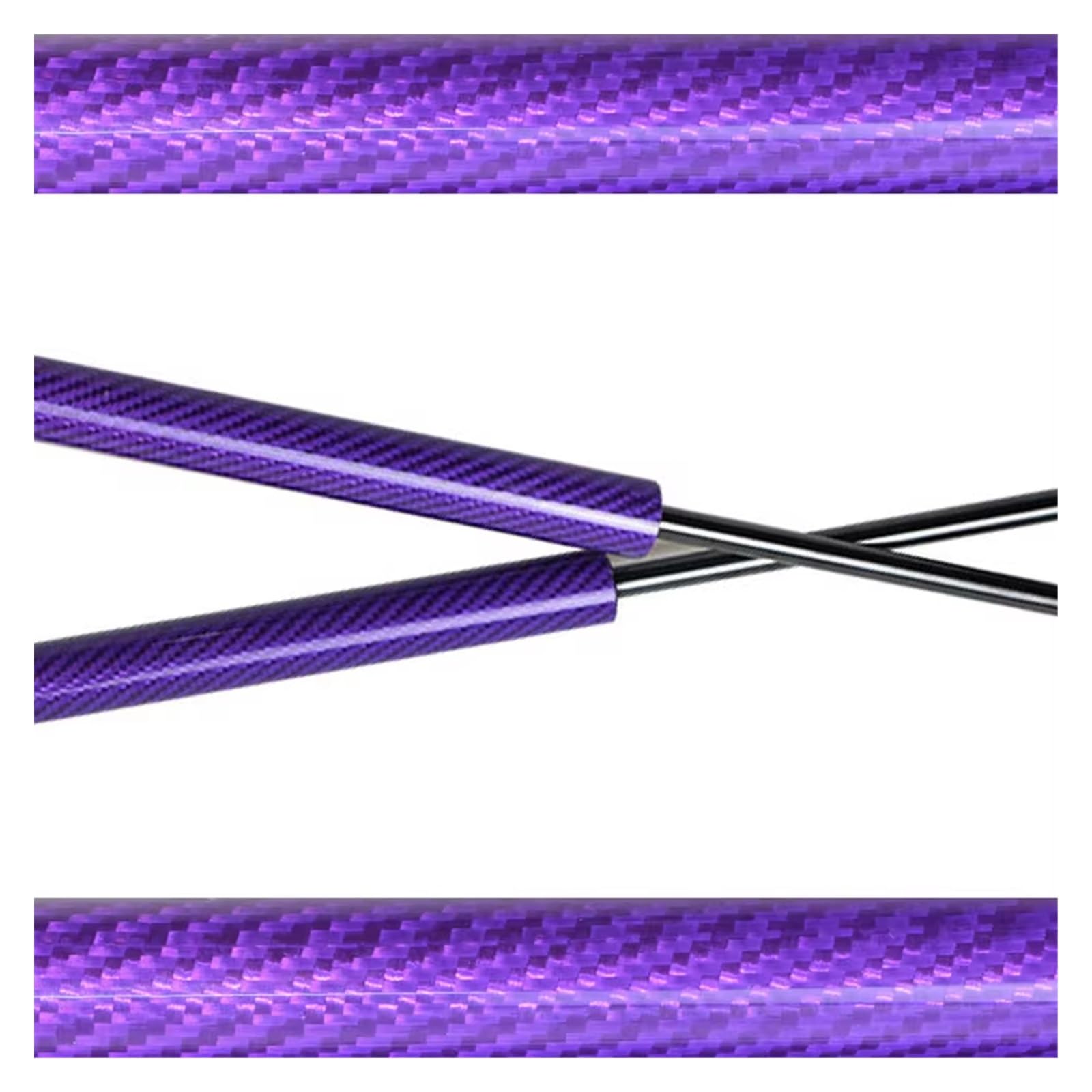 Gasdruckfeder Pneumatischer 1PC Hinten Motor Gas Strut Für 997 2004-2008 Lift Unterstützung Dämpfer Stoßdämpfer Stange Hintere Tür Bleiben Zylinder Heckklappendämpfer(Purple Carbon Fiber) von NLNKZTZGEA