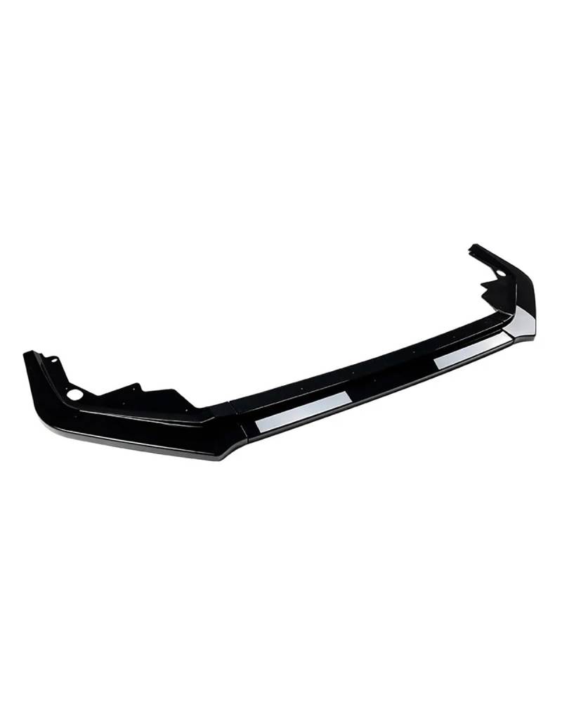 Auto Frontstoßstange Für Civic 11th 2021 2022 2023 Auto Vorderen Stoßfänger Lip Spoiler Unteren Separator Außen Diffusor Splitter ABS Körper Kit Abdeckung Frontstoßstange Spoiler(Gloss Black) von NLTNJI