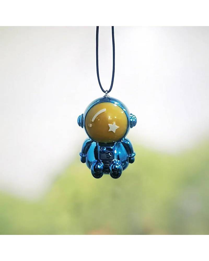 Rückspiegel Anhänger Auto Auto Anhänger Innen Dekoration Kreative Raumfahrer Hängen Niedlichen Astronaut Ornamente Auto Rückspiegel Zubehör Geschenk autospiegel anhänger(Blue) von NLTNJI