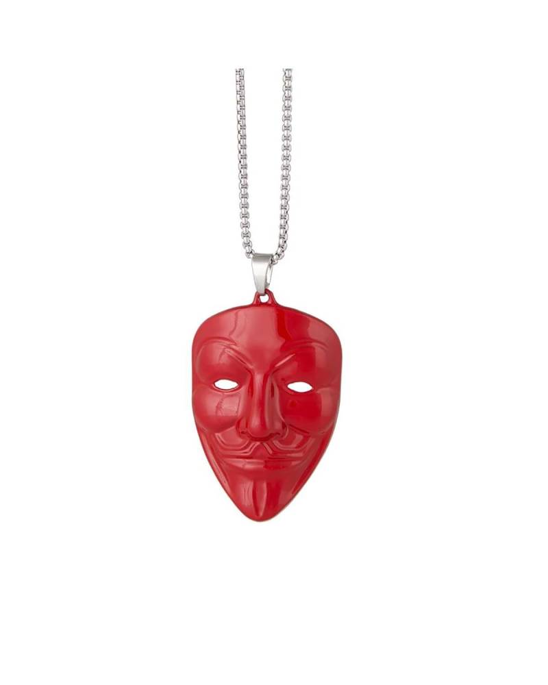 Rückspiegel Anhänger Auto Auto Anhänger Maske Mann Für Europäischen Und Amerikanischen V Dekoration Auto Rückspiegel Trim Zubehör Hängen Halskette Ornament Geschenke autospiegel anhänger(Red) von NLTNJI