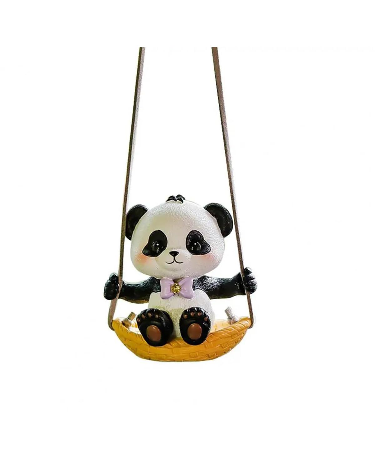 Rückspiegel Anhänger Auto Auto Anhänger Nette Schaukel Panda Anhänger Lebendige Exquisite Rückspiegel Hängen Ornament Auto Dekoration autospiegel anhänger von NLTNJI