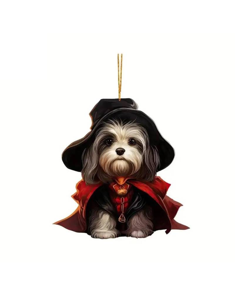 Rückspiegel Anhänger Auto Hunde Förmiger Hängender Anhänger Mit Lanyard Auto Rückspiegel Ornament Realistische Form Indoor Outdoor Halloween Hängende Verzierung autospiegel anhänger von NLTNJI