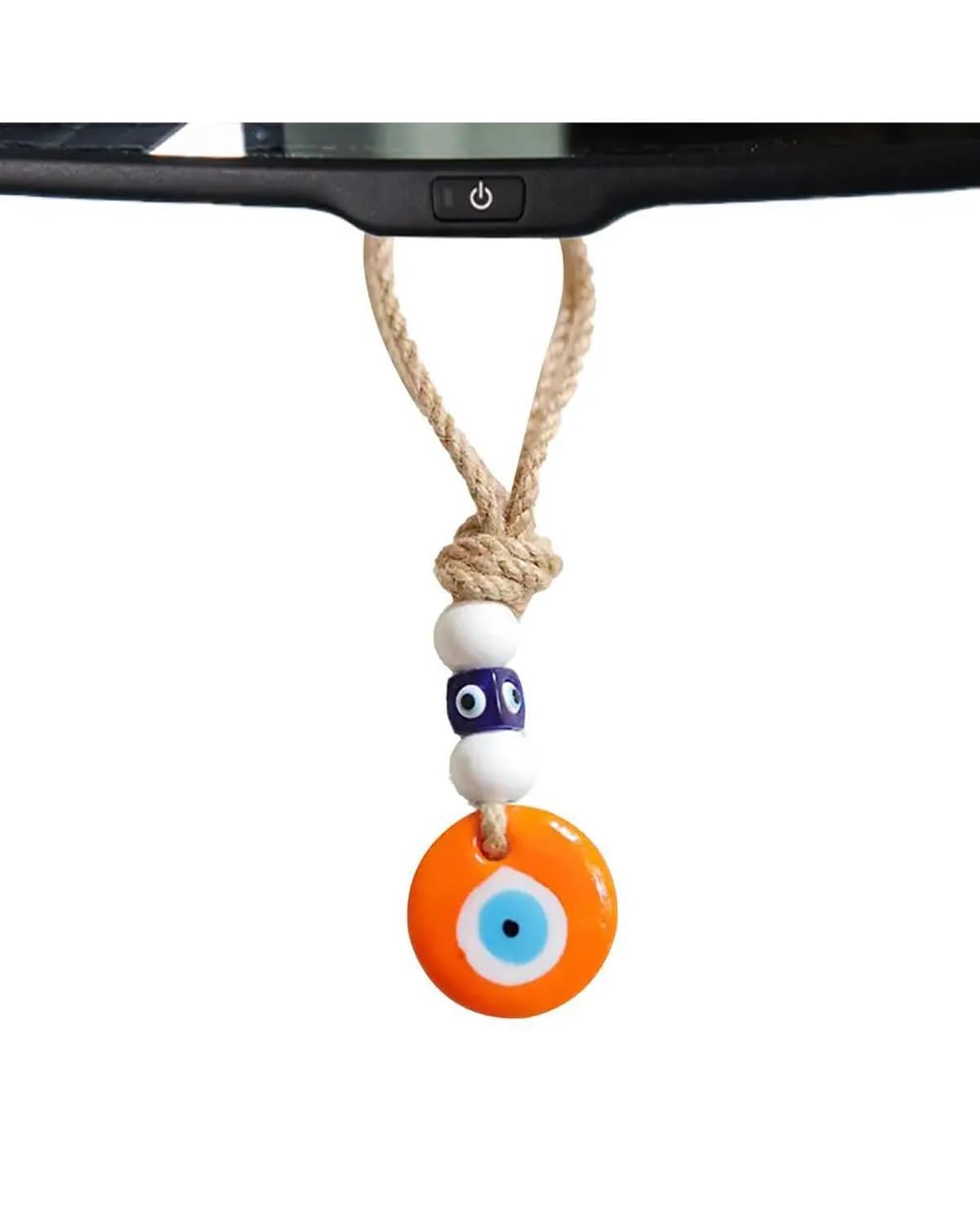 Rückspiegel Anhänger Auto Teufel Blaue Augen Auto Anhänger Evil Eye Rückansicht Auto Ornament Türkisch Blau Evil Eye Anhänger Evil Eye Charm Glück Auto Innen autospiegel anhänger(3) von NLTNJI