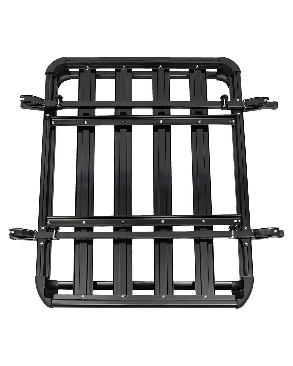 dachgepäckträger Auto 127x97cm/140 * 100cm/160 * 100cm Universal Auto Dach Rack Korb Tablett Gepäck Fracht Träger Aluminium dachträger universal(127x97cm) von NLTNJI