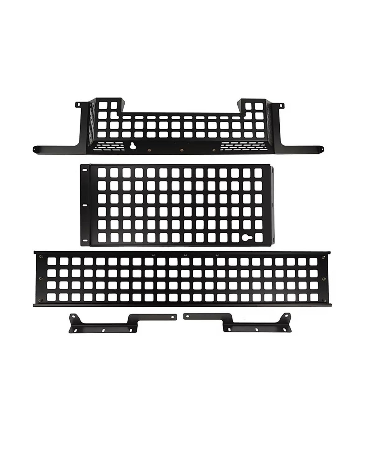 dachgepäckträger Auto Für Ford Für Bronco 2021 Auto Dach Rack Eisen Gepäck Lagerung Träger Regal Außen Zubehör dachträger universal(Black-B) von NLTNJI