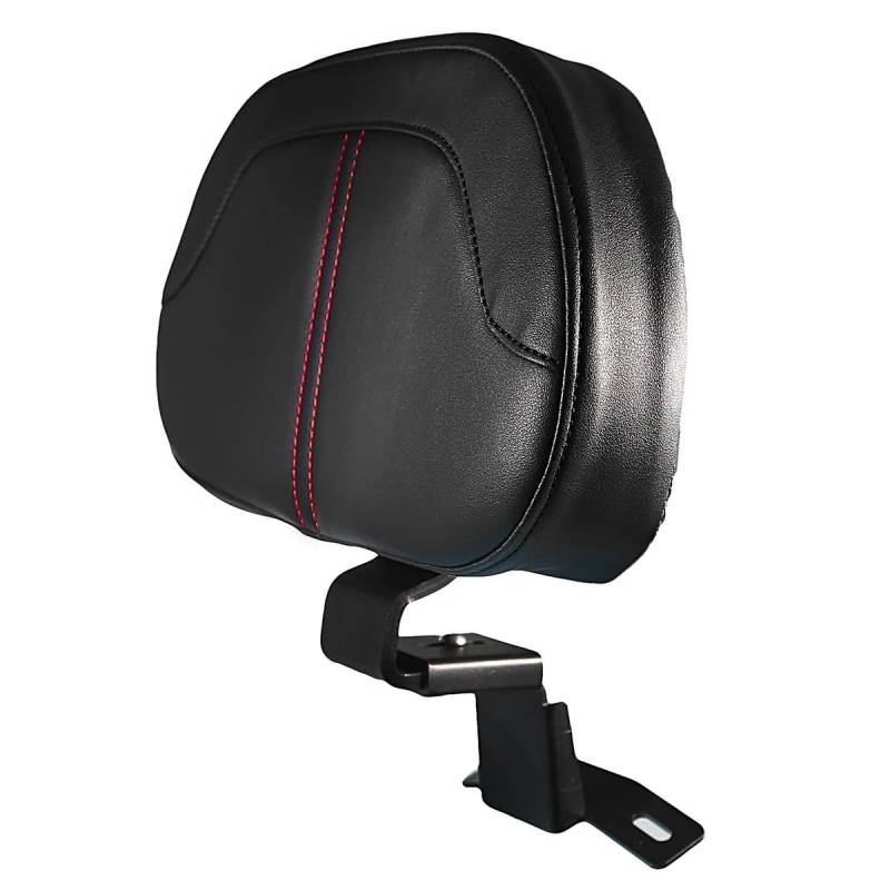 Beifahrer Sitzkissen Rückenlehne Motorrad-Frontfahrer-Rückenlehnen-Montagesatz für Ha&rley für Touring 2009–2022 Rückenlehne Rear Seat Cushion von NMHTJ