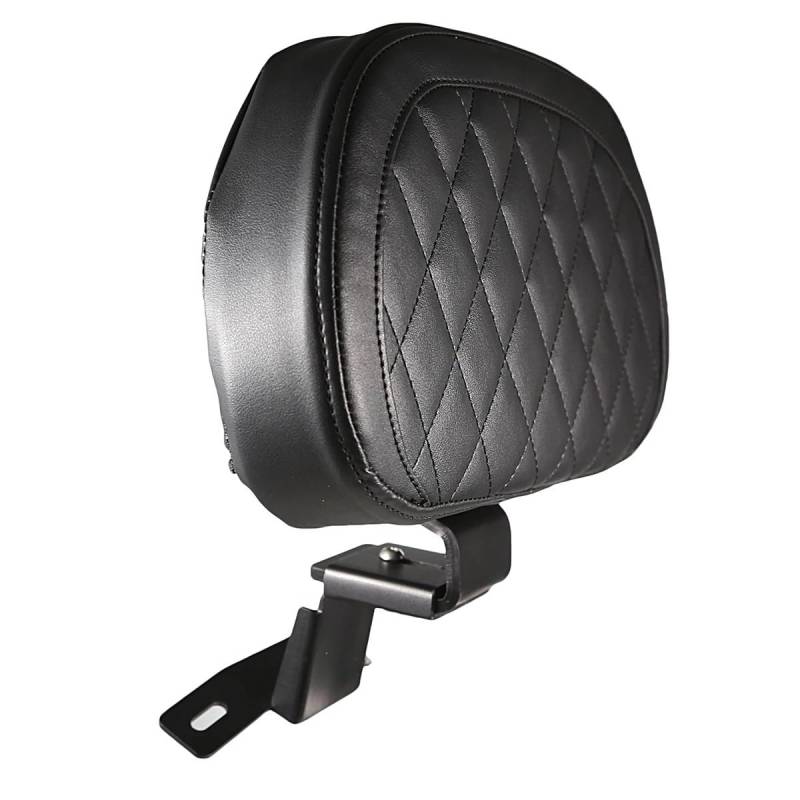 Beifahrer Sitzkissen Rückenlehne Motorrad-Frontfahrer-Rückenlehnen-Montagesatz für Ha&rley für Touring 2009–2022 Rückenlehne Rear Seat Cushion von NMHTJ