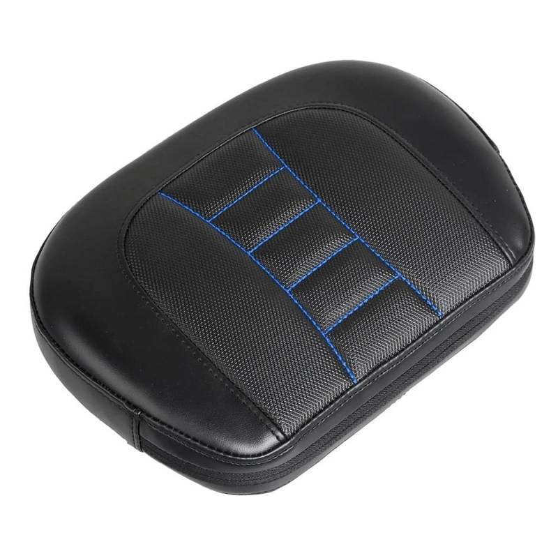 Beifahrer Sitzkissen Rückenlehne Motorrad PU Leder Passagier Rückenlehne Hinten Pad Teile Für Ha&rley Für Touring Für Electra Für Glide Für Ultra Für FLHTK Rückenlehne Rear Seat Cushion von NMHTJ