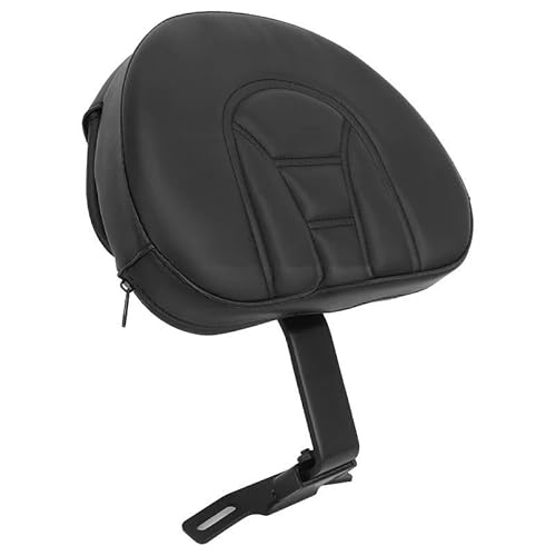 Beifahrer Sitzkissen Rückenlehne Motorrad Rückenlehne Für Ha&rley Für Heritage Für Softail 2007-2019 Schwarz Einstellbare Fahrer Rückenlehne Kit Fahrer Rückenlehne Rückenlehne Rear Seat Cushion von NMHTJ