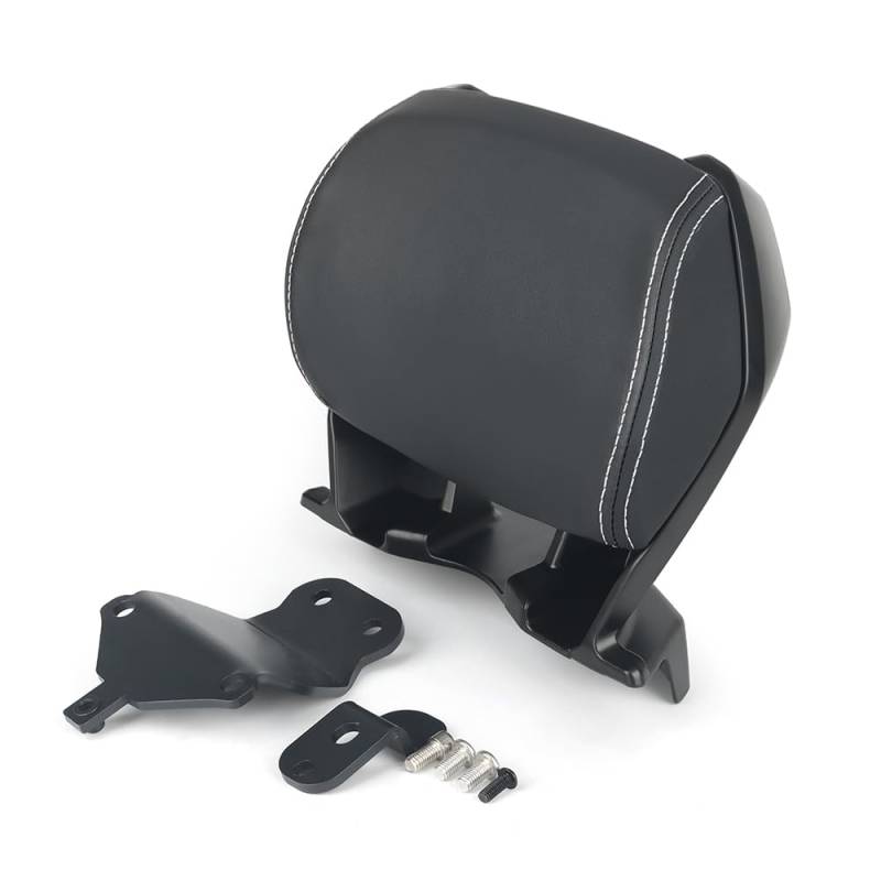 Beifahrer Sitzkissen Rückenlehne Motorrad Schwarz Hinten Passagier Sitz Reitstock Rückenlehne Rückenlehne Kissen Pad FÜR VOGE SR250GT SR250 SR 250 GT 250GT Rückenlehne Rear Seat Cushion von NMHTJ