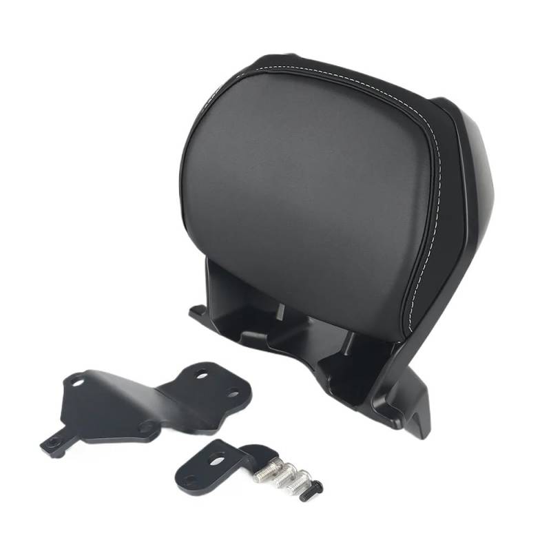 Beifahrer Sitzkissen Rückenlehne Motorrad Schwarz Hinten Passagier Sitz Reitstock Rückenlehne Rückenlehne Kissen Pad Rückenlehne Rear Seat Cushion von NMHTJ