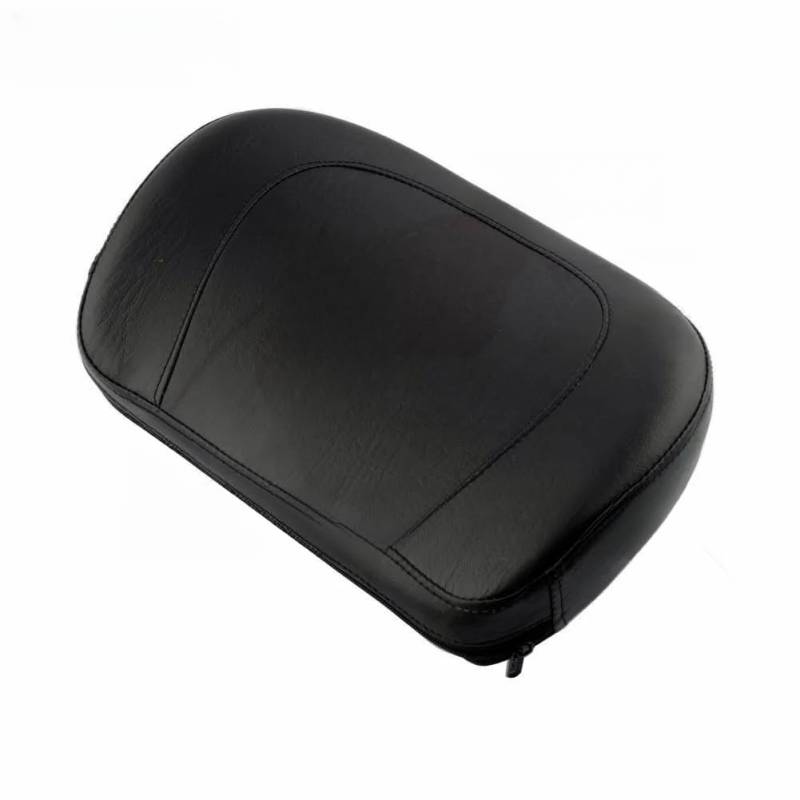 Beifahrer Sitzkissen Rückenlehne Motorrad Schwarz Rückenlehne Pad Für Ha&rley Für Road Für King Für Electra Für Road Für Glide 1997-2016 Rückenlehne Rear Seat Cushion von NMHTJ