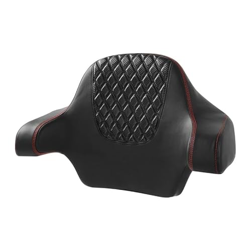 Beifahrer Sitzkissen Rückenlehne Motorrad Wrap-Around King Chopped Pack Rückenlehnenpolster für Ha&rley für Tour für Pak für Touring 2014–2023 Rückenlehne Rear Seat Cushion von NMHTJ