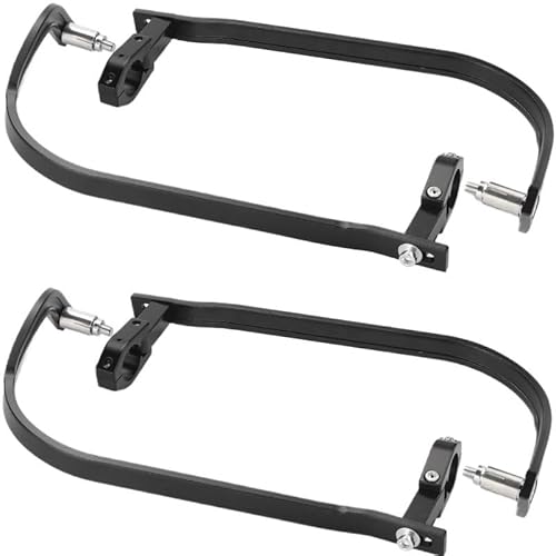 Handschutzschild Motocross-Lenker, Motorrad-Handschützer, Schwarz, für Moto Cruiser Chopper Scooter Schneemobil Dirt Bike von NMHTJ