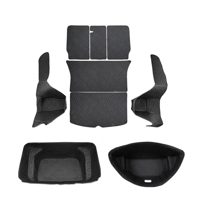 Kofferraum Schutzmatte Kofferraummatten umgeben, rutschfeste Bodenmatte für Modell für Y 5 Sitze, Cargo Liner Tray Schutz von NMHTJ