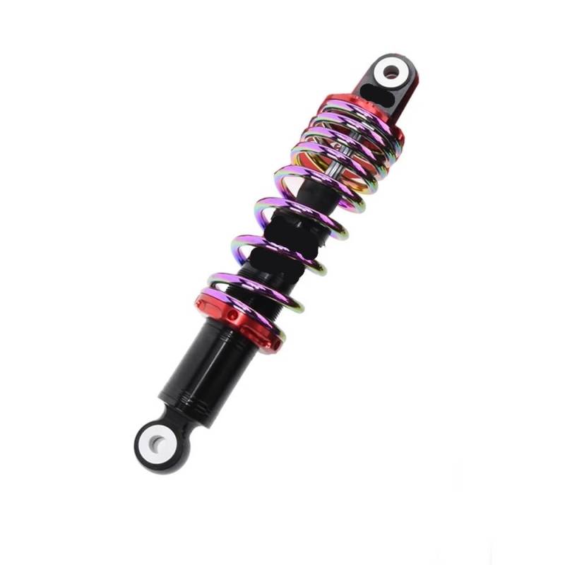 Motorcycle Shock Absorber 265 mm runde hintere Stoßdämpfer, Motorrad-Hinterradaufhängung, Zugstufendämpfung, Gabeln, Roller, Dirt Bike, Vibrationsdämpfer von NMHTJ