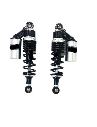 Motorcycle Shock Absorber 265mm 280mm 300mm Motorrad Stoßdämpfer Aufhängung 7mm Feder für Ya&maha für Su&zuki für Ka&wasaki schwarz von NMHTJ