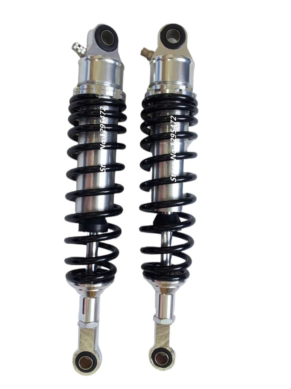 Motorcycle Shock Absorber 360 mm Motorrad 7 mm Feder-Stickstoff-Hinterrad-Stoßdämpfer-Aufhängung für Ya&Maha für Su&zuki, Silber, Chrom und Schwarz von NMHTJ