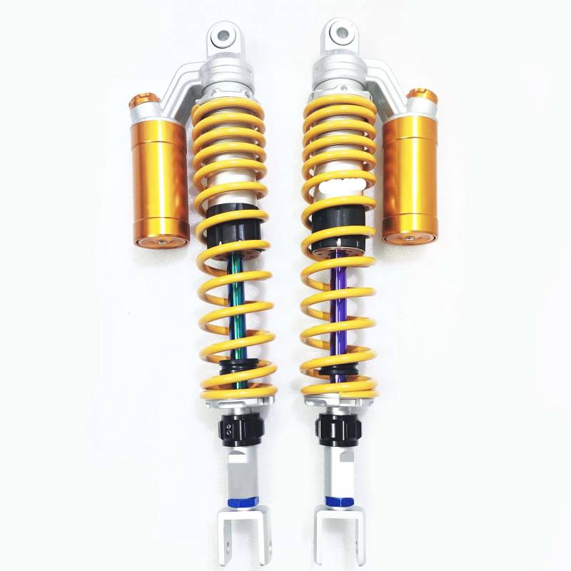 Motorcycle Shock Absorber 400 mm, 430 mm, 440 mm, 27 mm Stoßdämpfer, Einstellung der Hinterradaufhängung für Ya&maha, für Su&zuki, für Ka&wasaki Dirt Gokart von NMHTJ