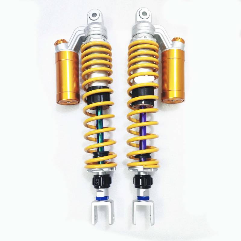 Motorcycle Shock Absorber 400 mm, 430 mm, 440 mm, 27 mm Stoßdämpfer, Einstellung der Hinterradaufhängung für Ya&maha, für Su&zuki, für Ka&wasaki Dirt Gokart von NMHTJ