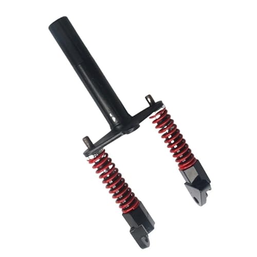 Motorcycle Shock Absorber 8-Zoll-Motorrad-Elektro-Pedal-Rad-Stoßdämpfer-Gabeln, modifiziertes Vorderrad-Set, Doppelstoß-Roller-Zubehör von NMHTJ