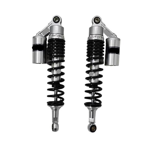 Motorcycle Shock Absorber 8mm Feder 370mm/375mm/380mm Stoßdämpfer für Ya&maha XT500 TT500 für Ka&wasaki für Su&zuki RM370 RM125 für ATV schwarz von NMHTJ