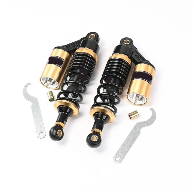 Motorcycle Shock Absorber Hinten Air Stoßdämpfer Motorrad RFY 280mm Doppel Frühling Hinten Gabeln Zubehör Für Dirt Bike Gokart Quad Für ATV von NMHTJ