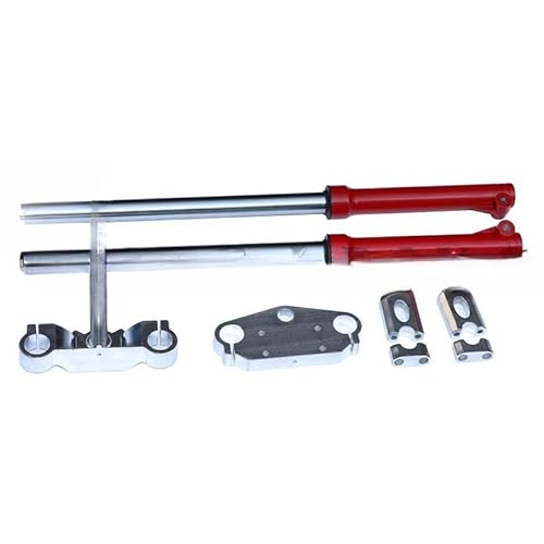 Motorcycle Shock Absorber Motorrad 735mm Gabel stoßdämpfer Montage 33MM Für 110cc 125cc Pit Dirt Bike Motocross Zubehör von NMHTJ