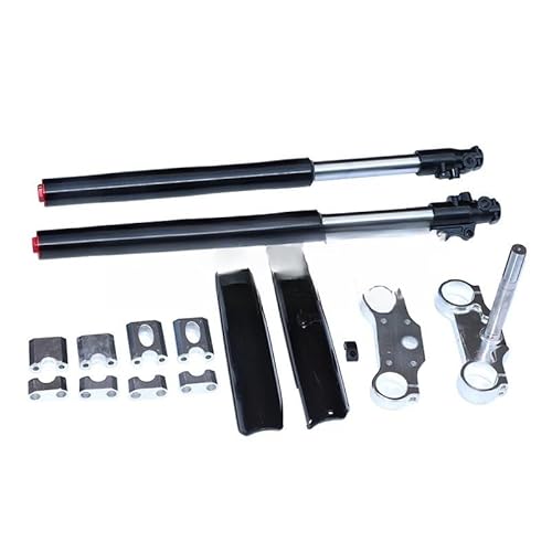 Motorcycle Shock Absorber Motorrad-Stoßdämpfer, für Cross-Country-Fahrzeug-Frontdämpfer, umgekehrte Gabeln, Länge 710, für Ap&ollo für Ka&wasaki von NMHTJ