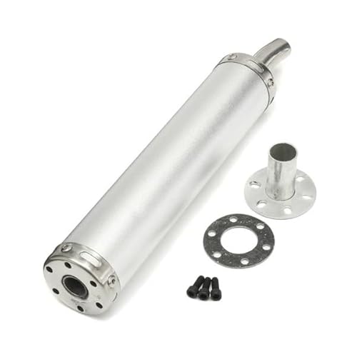 Motorrad Auspuffrohr Dämpfer 20mm Motorrad Auspuff Schalldämpfer Rohr Für 2 Hub 50-250CC Motorrad Straße Dirt Bike Rohr Schalldämpfer von NMHTJ