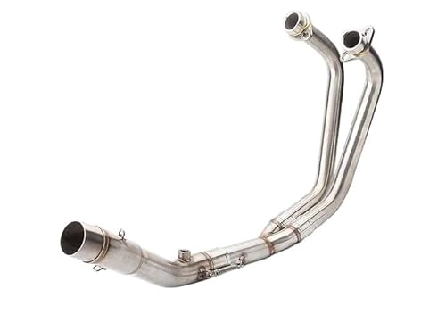 Motorrad Auspuffrohr Dämpfer Für MT03 Für MT-03 Für R25 Für R3 2014-2021 Motorradauspuff Schalldämpfer Link Mid Pipe Stahlauspuff Voll von NMHTJ