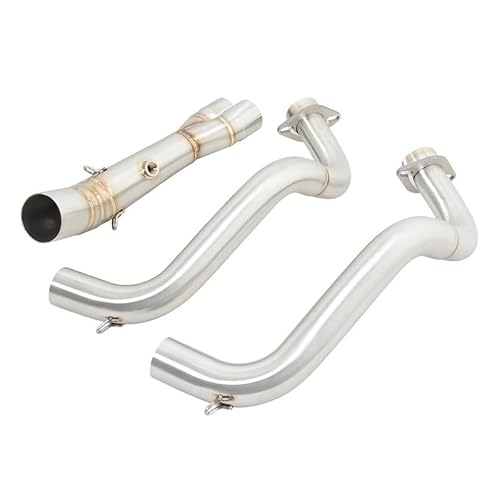 Motorrad Auspuffrohr Dämpfer Für MT07 Für FZ 07 Für XSR 700 2014-2021 Motorradauspuff Moto Front Link Pipe Connect 508 Mm Schalldämpfer von NMHTJ