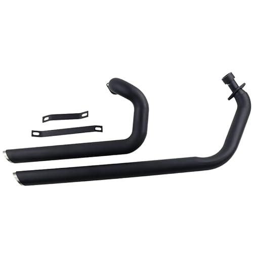 Motorrad Auspuffrohr Dämpfer Motorrad Für Virago Für XV 535 Für XV 400 Auspuffrohr Drag Pipes Vollschalldämpfer Für XV535 Für XV400 von NMHTJ