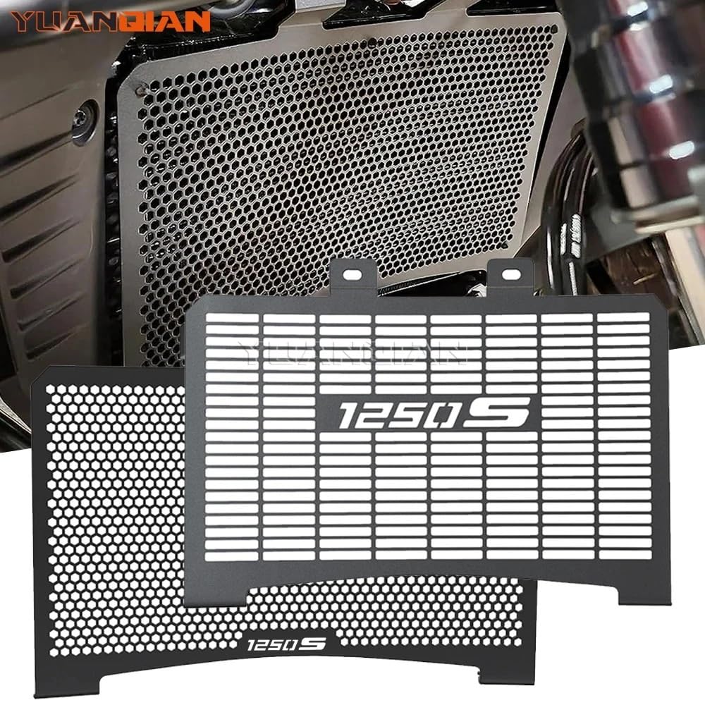 Motorrad Kühlerschutz Für Sportster Für S 1250 RH1250S 2021 2022 Schutz Protector Grille Abdeckung 2023 2024 Für Sportster Für S RH 1250S 2024-2021 von NMHTJ