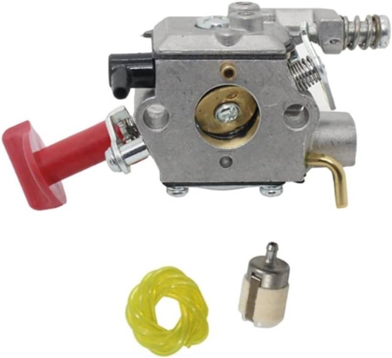 Vergaser, Vergaserersatz, mit Kraftstoffleitung, für Echo CS2600 CS2600C CS2600ES CS2700 Kettensäge, für Walbro Carb WT-843 WT-843-1 WT-1008, für Shindaiwa 269 Prima Series A021519-0650 von NMJHEVX