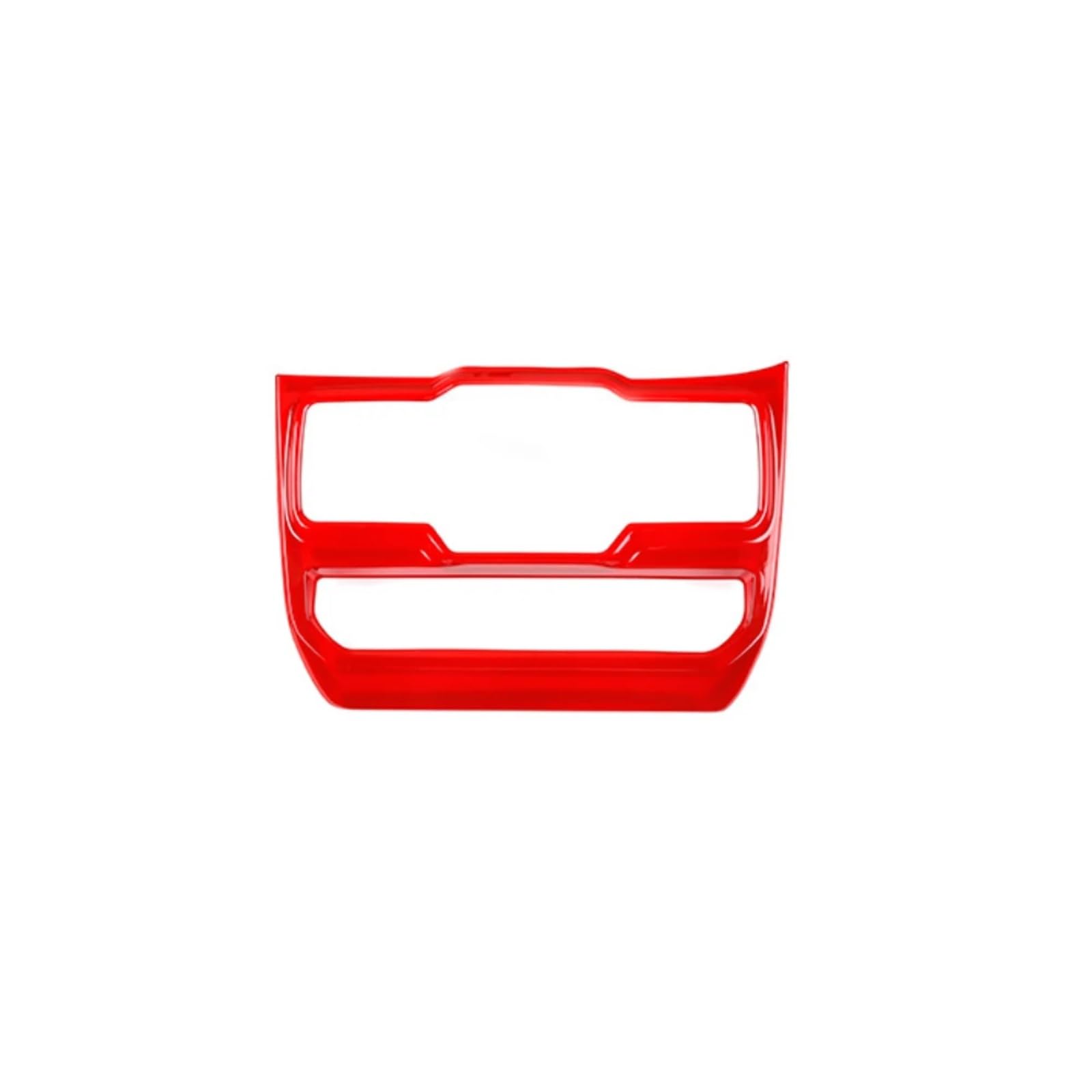 NNBINK CD-Panel Abdeckung Kompatibel Mit Jeep Für Wrangler Für JL Für Gladiator Für JT 2018 2019 2020 2021 2022 2023 Zigarettenanzünder/Fenstersteuerung Dekoration Autozubehör(Red,color1) von NNBINK