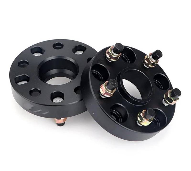 NNBINK Kompatibel Mit Land Für Rover Für Defender 2007–2016 Für Discovery Radabstandshalter-Adapter 5 Lug PCD 5 X 165,1 CB 113,1 Mm 25/35/40/50/60 Mm M16 X P1,5 Spurverbreiterungen(2PCS 25mm) von NNBINK