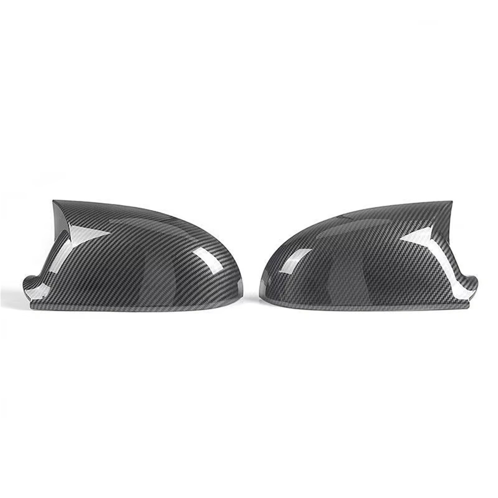 NNBINK Kompatibel Mit VW Für Golf MK5 Für GTI 2003–2009. Türspiegelabdeckungen, Rückansichtskappe, Seitenrückspiegelschalen, Rückspiegelabdeckung Spiegelkappen Rückspiegel(Carbon) von NNBINK