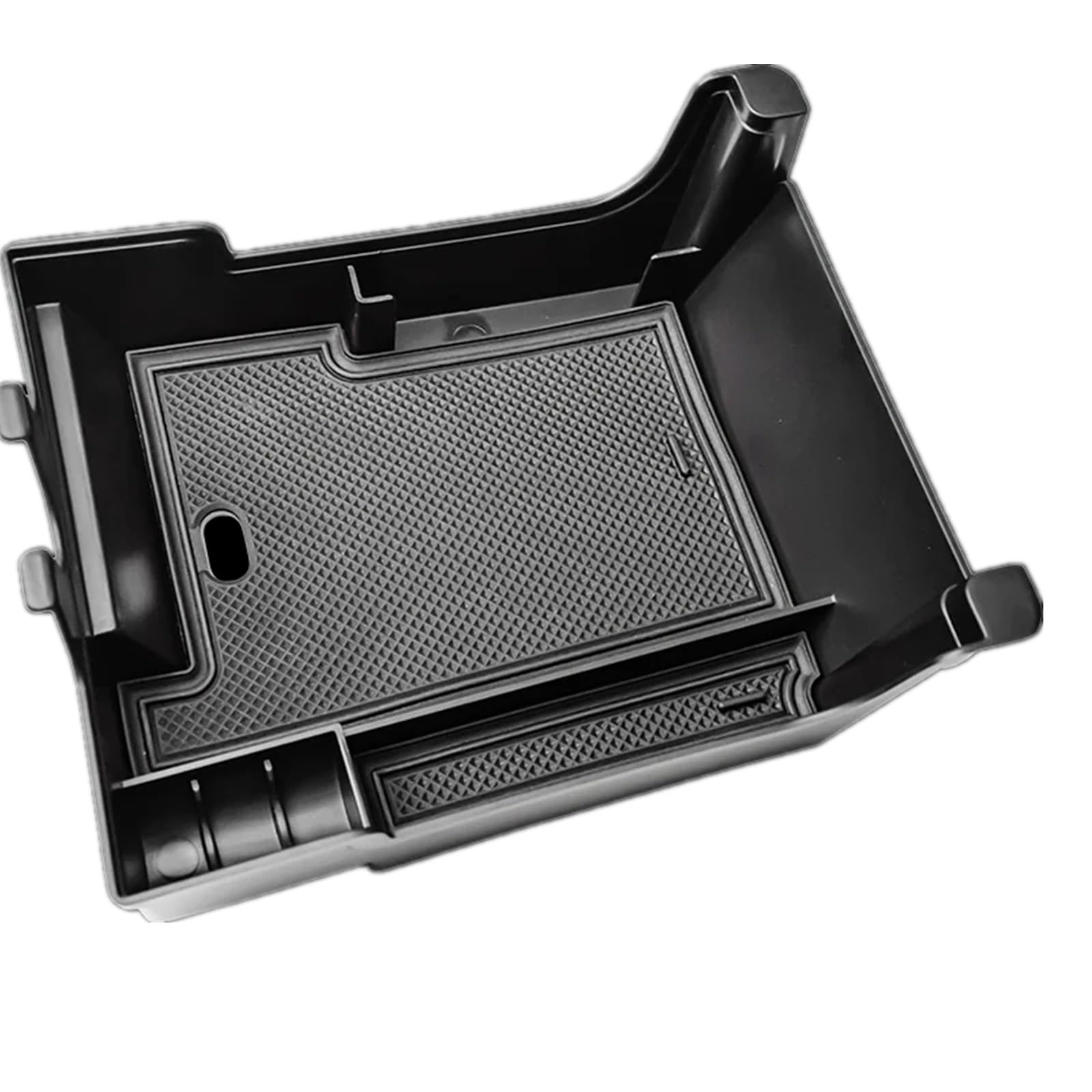 NNJIEUPO Handschuhfach Aufbewahrung Kompatibel Mit Ford Für Edge SE SEL 2021 2022 2023 2024 Auto-Armlehnen-Aufbewahrungsbox Mittelkonsolenfach Organizer Innenzubehör(Black) von NNJIEUPO