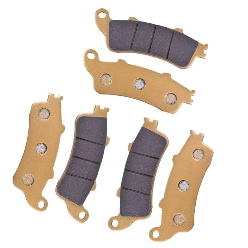 NNJIEUPO Motorrad-Bremsbeläge Für ST1100 at AV AW AX AY A1 A2 Für Pan European ABS 1996-2002 Für ST1300 2 3 4 6 Für Pan European 2002-2007 Motorrad Vorne Hinten Bremsbeläge Disc von NNJIEUPO