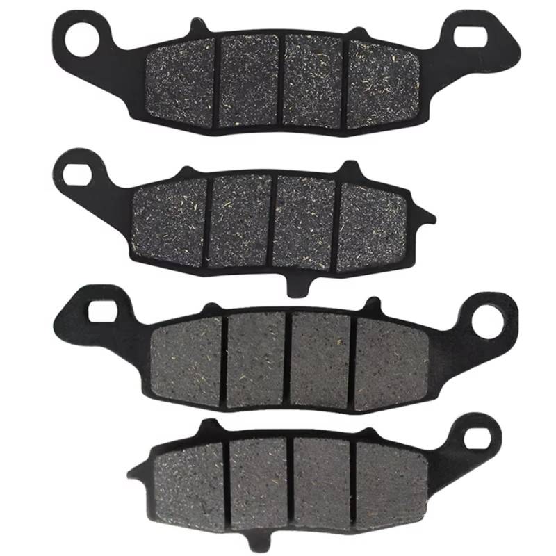 NNJIEUPO Motorrad-Bremsbeläge Kompatibel Mit Für ZR 750 D Für Zephyr 1996–1998 Für ZR 750 F Für ZR-7 1999–2004 Motorrad Vorne Links Vorne Rechts Bremsbeläge Scheiben von NNJIEUPO