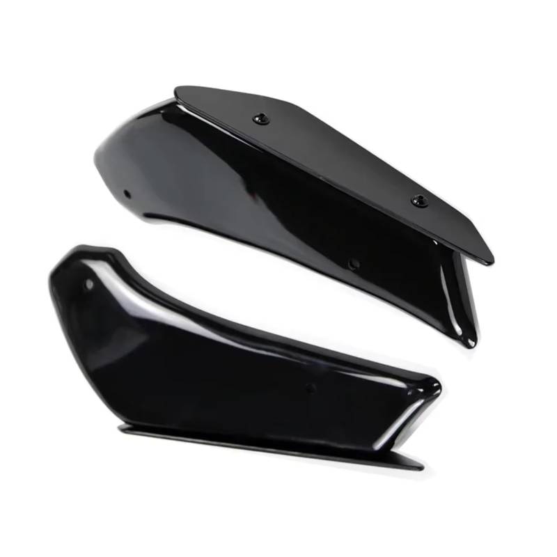 NNJIEUPO Motorrad-Windflügel Für CBR1000RR 2017 2018 2019 2020 2021 2022 2023 Winglets Spoiler Verkleidung Aerodynamische Für Flügel Kit Feste Motorrad Zubehör(Black) von NNJIEUPO