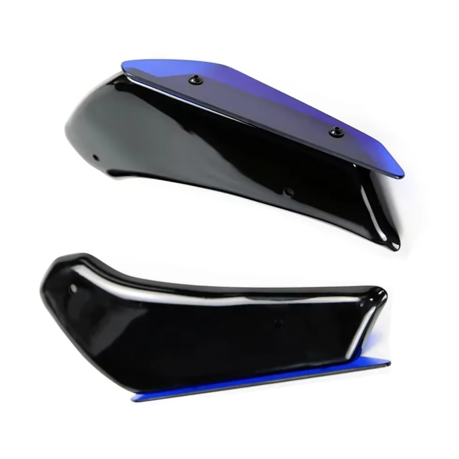 NNJIEUPO Motorrad-Windflügel Für CBR1000RR 2017 2018 2019 2020 2021 2022 2023 Winglets Spoiler Verkleidung Aerodynamische Für Flügel Kit Feste Motorrad Zubehör(Blue) von NNJIEUPO