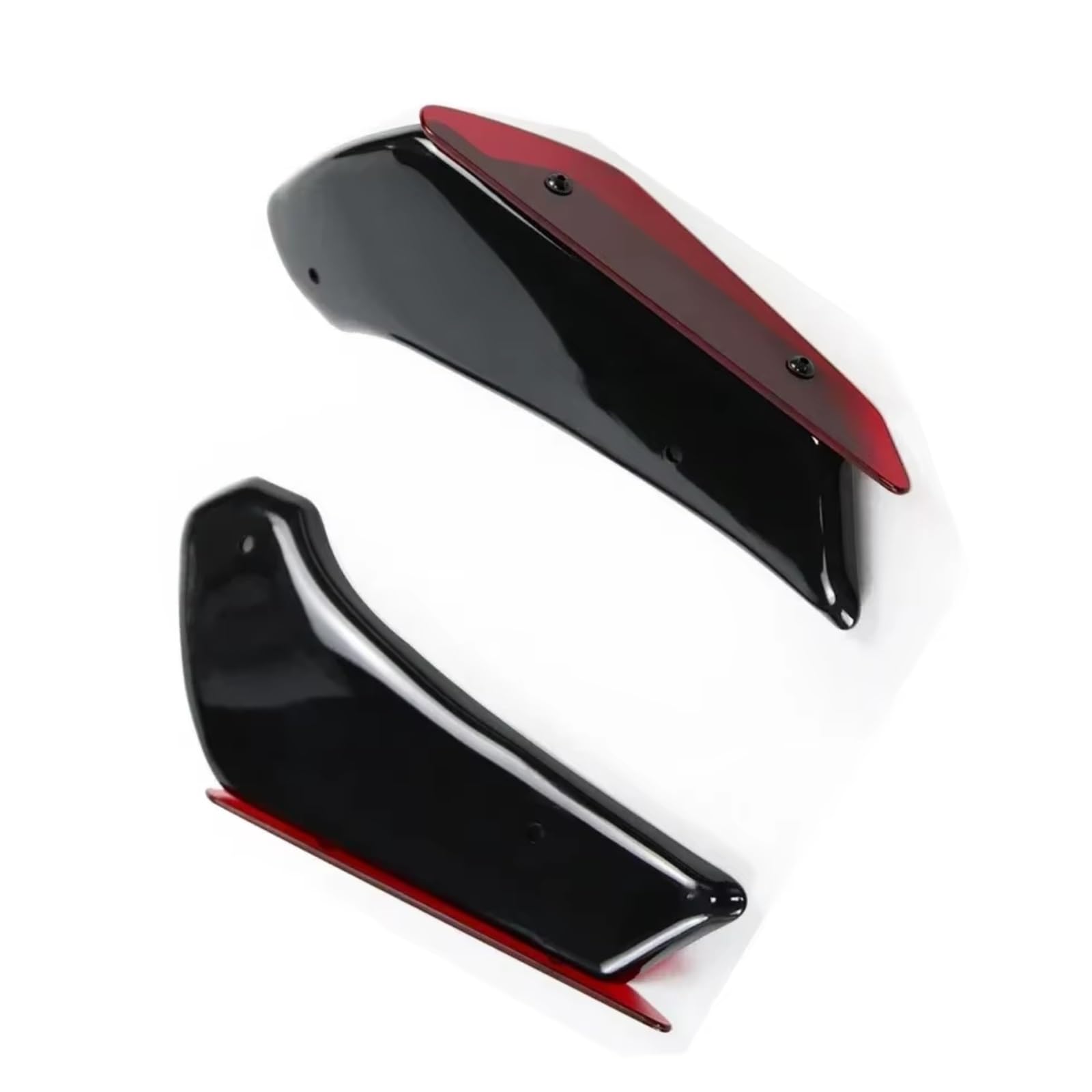 NNJIEUPO Motorrad-Windflügel Für CBR1000RR 2017 2018 2019 2020 2021 2022 2023 Winglets Spoiler Verkleidung Aerodynamische Für Flügel Kit Feste Motorrad Zubehör(Red) von NNJIEUPO